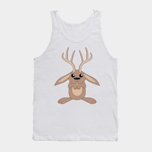 Brown Jackalope Tank Top